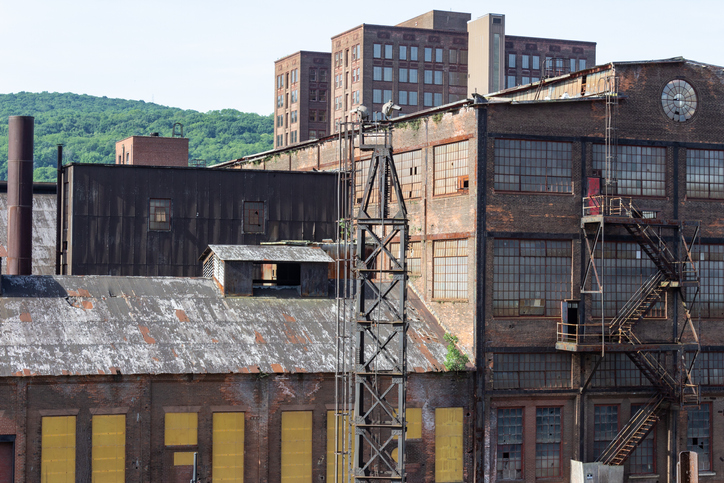 Where the factory jobs dried up, so have Democratic election prospects. | Getty Images