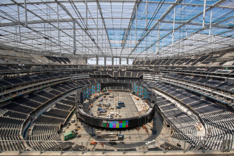 L.A.’s SoFi Stadium, Home to Super Bowl LVI, was Built with American