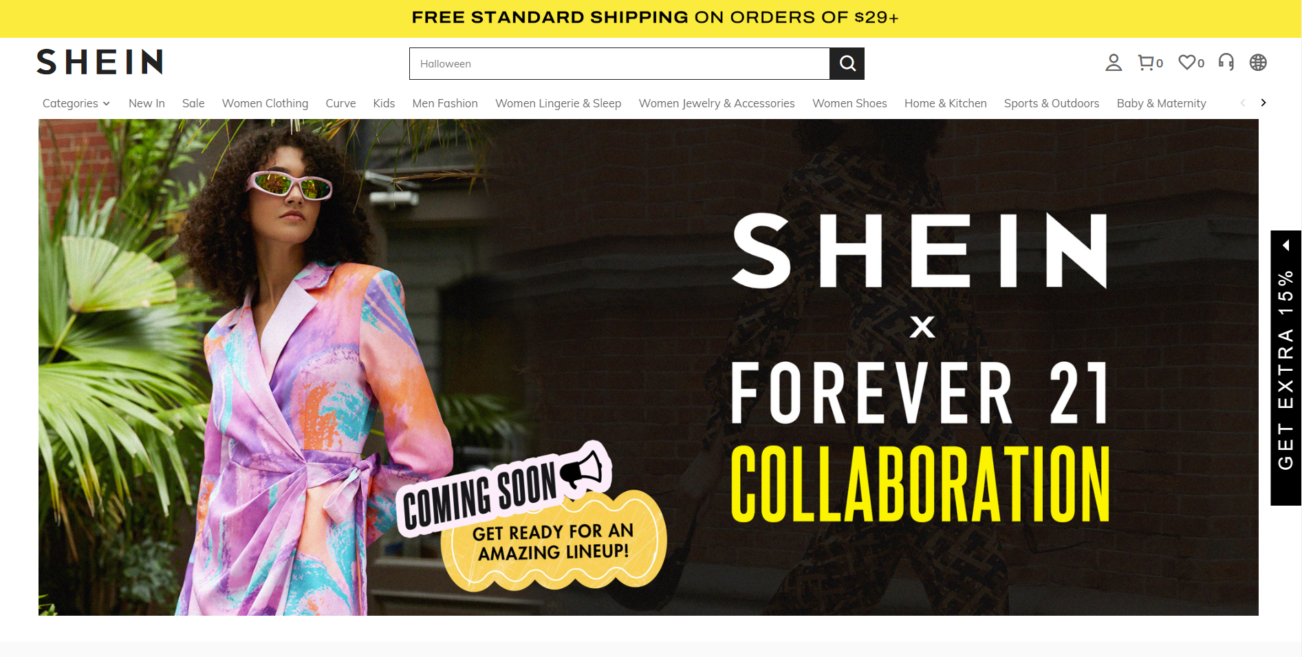 Shein compra participação na Forever 21
