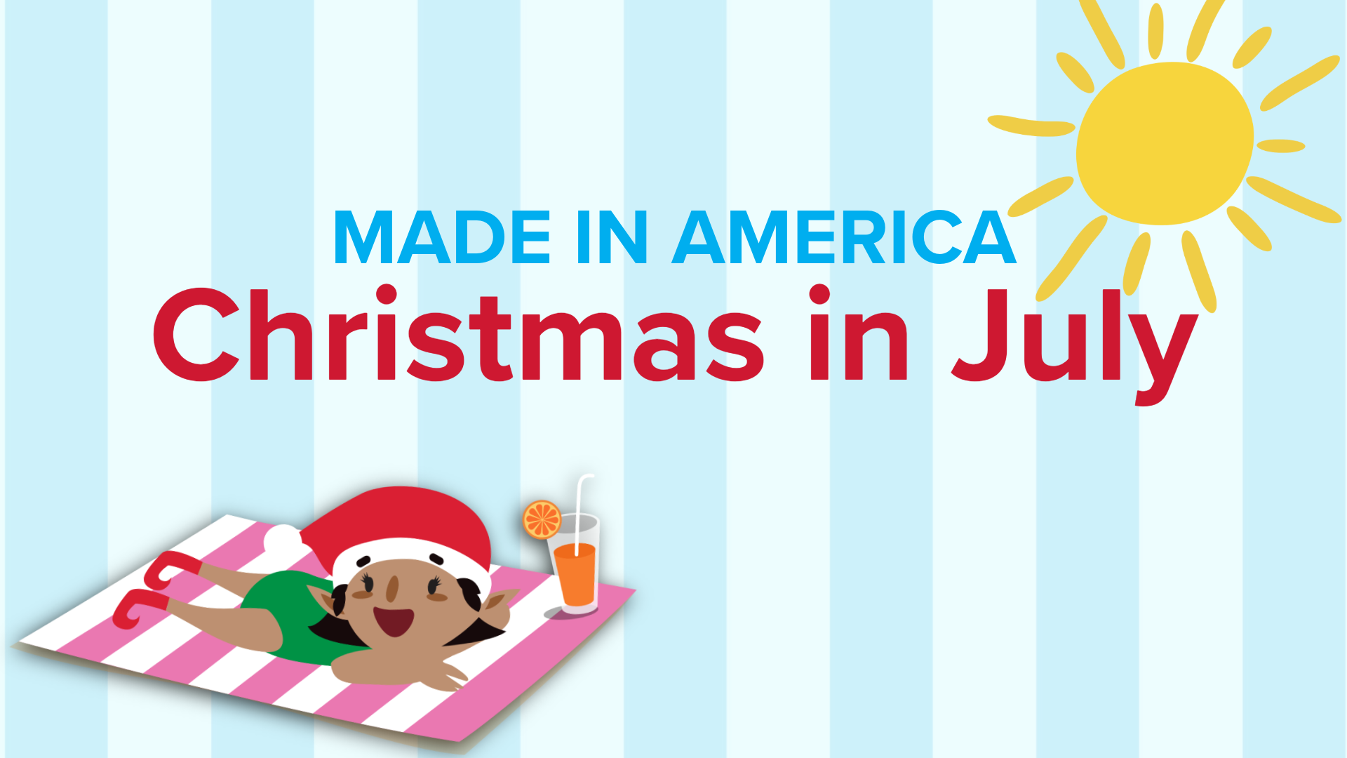 A Made-in-America Christmas in July for Mom and Dad!